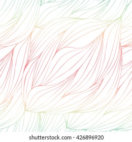 Vector abstract hand-drawn waves texture, wavy background. Colorful waves backdrop