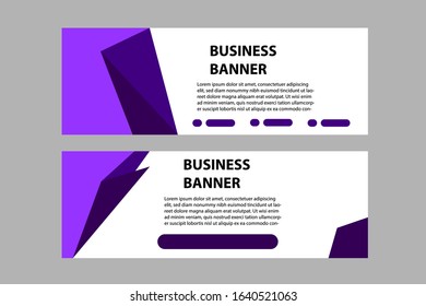 Vector abstract header and banner background. business web design template. can use for landing page, cover, bifold, flyer and social media