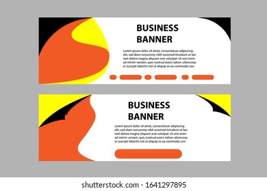 Vector abstract header and banner background. business web design template. can use for landing page, cover, bifold, flyer and social media