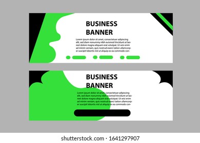 Vector abstract header and banner background. business web design template. can use for landing page, cover, bifold, flyer and social media