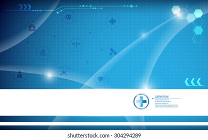 vector abstract health care concept background