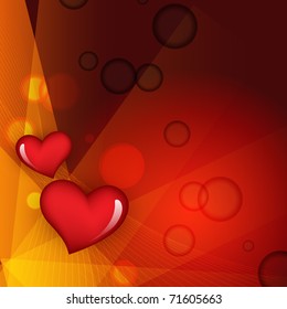 vector abstract heart stylish background eps10