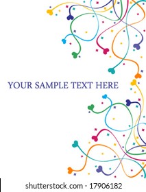 vector abstract hearts