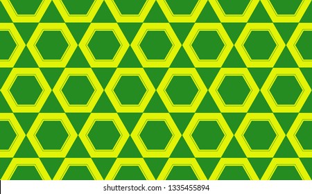Vector abstract hexagon background.Decorative wallpaper design in shape.for holiday decoration, holiday packaging Vector seamless pattern