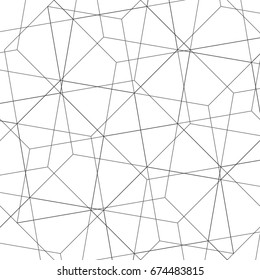 Vector abstract hexagon pattern. Modern texture with repeating geometric grid.