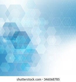 Vector Abstract hexagonal background