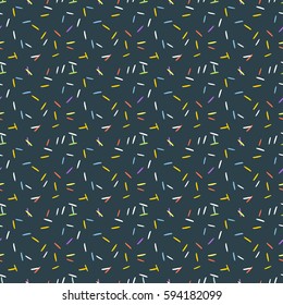 Vector abstract hipster geometric lines seamless pattern background