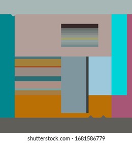 Vector abstract hipster geometric pattern background