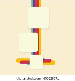 vector abstract hipster poster infographic design template. vector retro party poster background