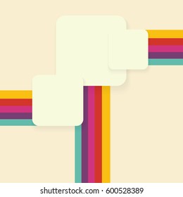 vector abstract hipster poster infographic design template. vector retro party poster background