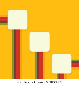 vector abstract hipster poster infographic design template. vector retro party poster background