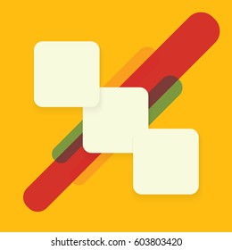 vector abstract hipster poster infographic design template. vector retro party poster background
