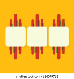 vector abstract hipster poster infographic design template. vector retro party poster background