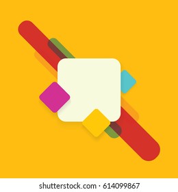vector abstract hipster poster infographic design template. vector retro party poster background
