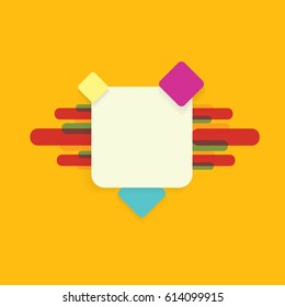 vector abstract hipster poster infographic design template. vector retro party poster background