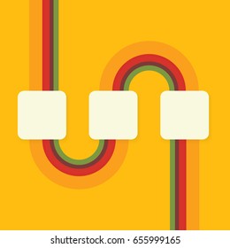 vector abstract hipster poster infographic design template. vector retro party poster background