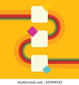 vector abstract hipster poster infographic design template. vector retro party poster background