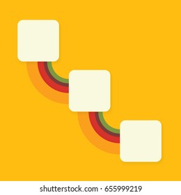 vector abstract hipster poster infographic design template. vector retro party poster background