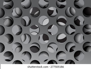 Vector : Abstract hole background