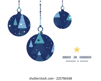 Abstrakte Weihnachtsbäume Weihnachtsschmuck-Silhouetten-Musterbild-Vorlage für abstrakte Feiertage