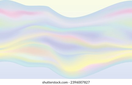 Vector abstract hologram gradient background.