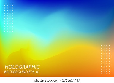 Vector abstract holographic background.  