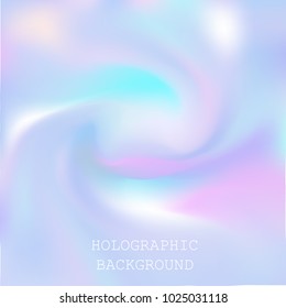 Vector abstract holographic background 80s - 90s, trendy colorful texture in pastel , neon color design. For your creative project design cover, book, printing, gift card, fashion.