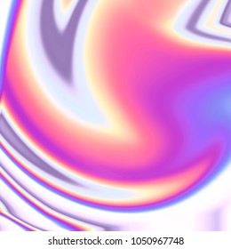 Vector abstract holographic background 80s - 90s, trendy colorful texture in pastel / neon color design. For your creative project design cover, book, printing, gift card, fashion.