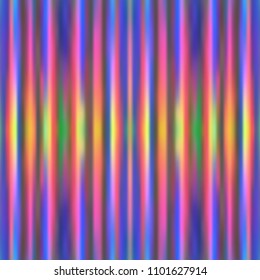 Vector abstract holographic background 80s - 90s. Trendy colorful texture 