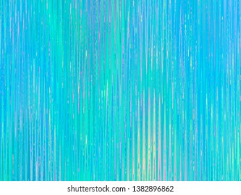 Vector abstract holographic background 80s - 90s, trendy colorful texture in pastel, neon color design. Template design cover, book, printing, gift card.