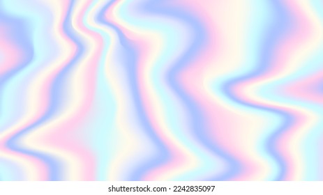 Vector abstract holographic background 80s - 90s. Trendy colorful texture in neon colors for cover, book, printing, gift card, fashion design.