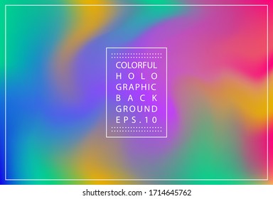 Vector abstract holographic background. For your creative project design cover, book, printing, gift card, fashion.