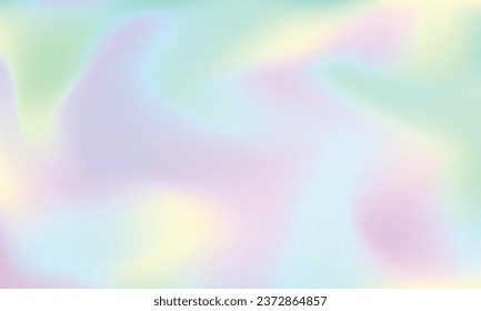 Vector abstract holographic foil texture blurred background.