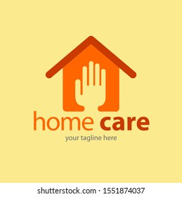 Vector abstract, home care symbol