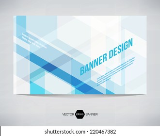 Pancarta horizontal abstracta con fondo moderno futurista de alta tecnología azul claro
