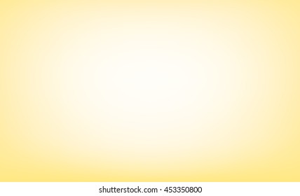 Vector abstract horizontal blurred yellow background. White blur. 