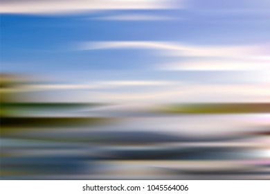 Vector abstract horizontal energy design green color on a blue background.