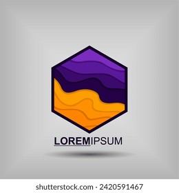 vector abstract icon, logo for your company