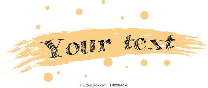vector abstract icon name of a banner or promotion
