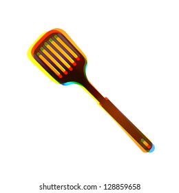Vector abstract icon on white background. Eps10