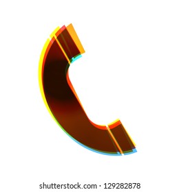 Vector abstract icon on white background. Eps10