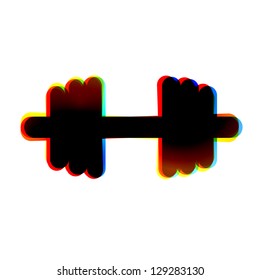 Vector abstract icon on white background. Eps10