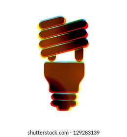 Vector abstract icon on white background. Eps10