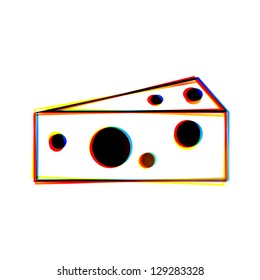 Vector abstract icon on white background. Eps10