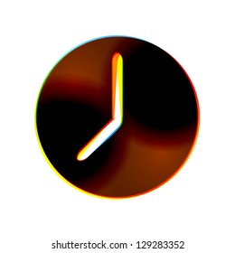 Vector abstract icon on white background. Eps10