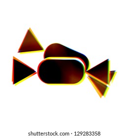 Vector abstract icon on white background. Eps10