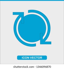 Vector abstract icon, abstract symbol, design element.