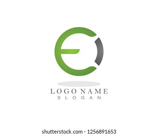 Vector - Abstract icons for letter E logo