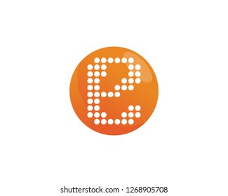 Vector - Abstract icons for letter E logo
