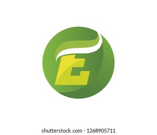 Vector - Abstract icons for letter E logo
